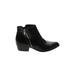 Esprit Ankle Boots: Black Print Shoes - Women's Size 8 1/2 - Round Toe