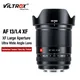 Viltrox 13mm F1.4 Fuji X Auto Focus Ultra Wide Angle Lens Large Aperture APS-C for Fujifilm XF Mount