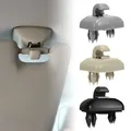 2 pz auto parasole Clip grigio interno gancio gancio Clip staffa per Audi A1 A3 S3 A4 S4 Allroad A5 S5 Q3 Q5 muslimgrigio