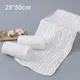 Serviette en mousseline blanche pour nouveau-né 6 couches serviettes pour le visage et les mains