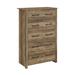 Zipcode Design™ Walter 5 Drawer 30.7" W Dresser Wood in Brown | Wayfair BAD690B91BA644F1948817B8A8E1AFA7