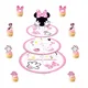 NewDisney – support à gâteaux Minnie Mickey Mouse décorations pour fête prénatale cadeaux pour