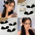 Pinces à cheveux à nœud noir pour filles barrettes Kawaii accessoires de cheveux mignons épingles