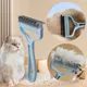 Brosse à double face en acier inoxydable pour animaux de compagnie coupe-nœud de fourrure peigne