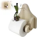 Porte-papier hygiénique mural drôle de vélo d'équitation de grenouille porte-rouleau de papier