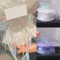 Ruban de fil de queue de poisson uni matériel d'emballage de bouquet fil de queue de sirène fil