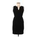 Ann Taylor Casual Dress - Sheath: Black Solid Dresses - Women's Size 00 Petite