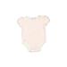 Ralph Lauren Short Sleeve Onesie: Ivory Bottoms - Size 6 Month