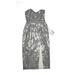 Majorelle Casual Dress - Midi Strapless Sleeveless: Silver Dresses - New - Women's Size 2X-Small