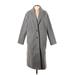 Old Navy Coat: Mid-Length Gray Jackets & Outerwear - Women's Size Medium