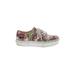 Vans Sneakers: White Tropical Shoes - Women's Size 9 - Round Toe
