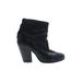 Rag & Bone Ankle Boots: Black Solid Shoes - Women's Size 8 - Round Toe