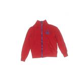 United Colors Of Benetton Jacket: Red Print Jackets & Outerwear - Kids Boy's Size Large