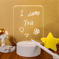 1pc Note Board Creative Led Night Light Usb Message Board Holiday Light With Pen Gift For Children Girlfriend Decoration, Children's Night Light Writing Lamp