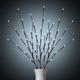 led branche lumière à piles allumé branche vase remplissage saule arbre artificiel petite brindille puissance marron 30 pouces 20 led pour la maison fête de mariage décoration romantique