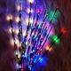 led branche lumière à piles allumé branche vase remplissage saule arbre artificiel petite brindille puissance marron 30 pouces 20 led pour la maison fête de mariage décoration romantique