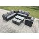 Rattan Sofa Set Stool Chair Coffee Table | Wowcher