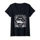 Damen Nana-Hai-Geschenke, lustige Grafik-T-Shirts für Frauen T-Shirt mit V-Ausschnitt