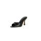 The Drop Damen Mandy Sandalen mit spitzem Zehenbereich, Schwarz, 42 EU