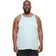 Urban Classics Herren Tank Top Mesh Tanktop, lässiges Tank Top für Männer, Rundhals, Loose Fit, Polyester-Mesh, Oceanblue, XXL