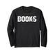 Bücherwurm Lesen Bibliothek Bücher Literatur Buch Leseratte Langarmshirt