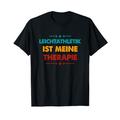 Leichtathletik Ist Meine Therapie Lustiges Leichtathletik T-Shirt