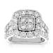 Vir Jewels 3 Cttw Diamond Engagement Ring Cushion Square 14K White Gold Bridal Wedding - White - 7