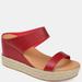 Journee Collection Women's Tru Comfort Foam Alissa Slide - Red - 7.5