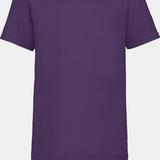 Fruit of the Loom Fruit Of The Loom Childrens/Kids Little Boys Valueweight Short Sleeve T-Shirt (Pack of 2) (Purple) - Purple - 9
