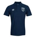 Umbro West Ham United FC Kids 22/23 Polo Shirt - Blue - 13