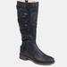 Journee Collection Journee Collection Women's Wide Calf Carly Boot - Blue - 8.5