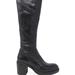 Madison Maison Black Leather Platform Knee High Boot - Black - 39