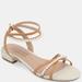 Journee Collection Women's Tulsi Sandals - Brown - 6.5