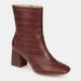 Journee Collection Journee Collection Women's Trevi Bootie - Brown - 10