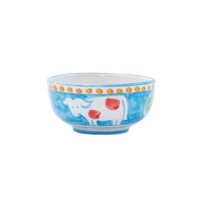 Vietri Campagna Mucca Cereal/Soup Bowl - Blue - 16 OUNCES
