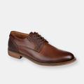 Vance Co. Shoes Vance Co. Alston Textured Plain Toe Derby - Brown - 9.5