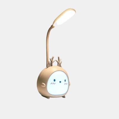 Vigor Desk Lamp, Portable LED Desk Lamps with Night Light,Rabbit Foldable USB Rechargeable Reading Light for Children Boys Girls - Blue