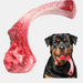 Vigor Dog Chew Toy Simulation Steak Shape Beef Flavor Nylon Indestructible Dog Bone Molar Toys - Bulk 3 Sets