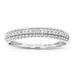 Vir Jewels 1/10 Cttw Diamond Wedding Band For Women, Round Lab Grown Diamond Wedding Band In .925 Sterling Silver, Prong Setting - 1/20" L x 1/10" W - Grey - 6