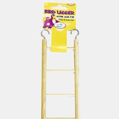 Happy Pet Happy Pet Wooden Bird Ladder - Brown - 11 STEP
