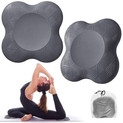Vigor Yoga Knee Pad Cushion Extra Thick For Knees Elbows Wrist Hands Head Foam Pilates Kneeling Pad - 2 Pcs - Grey