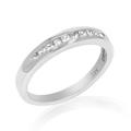 Vir Jewels 1/4 Cttw Diamond Wedding Band For Women, Princess Cut Diamond Wedding Band In 14K White Gold Channel Set - White - 6