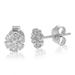 Vir Jewels 1/2 cttw Stud Earrings For Women, Round Lab Grown Diamond Stud Earrings In .925 Sterling Silver, Prong Setting - 1/4" H x 1/4" W - Grey