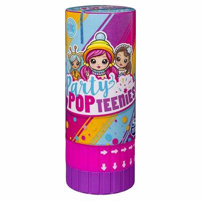 Party Popteenies Surprise Popper with Confetti, Collectible Mini Doll And Accessories