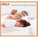 Cheer Collection Terry Water Proof Pillow Protectors (Set of 2) Assorted Sizes - White - STANDARD