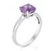 Vir Jewels 1.25 cttw Purple Amethyst Ring .925 Sterling Silver With Rhodium Round 8 MM - Grey - 5