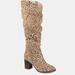 Journee Collection Journee Collection Women's Extra Wide Calf Aneil Boot - Brown - 7.5
