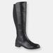 Cipriata Womens/Ladies Silvia Leather High Leg Boots (Black) - Black - 7