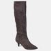 Journee Collection Journee Collection Women's Tru Comfort Foam Wide Calf Vellia Boot - Grey - 9.5