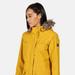 Regatta Womens/Ladies Serleena II Faux Fur Insulated Winter Parka - Mustard Seed - Yellow - 4